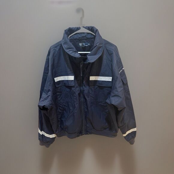 Vintage Ralph Lauren Polo US RL Rescue Guard Reflective Jacket Rare Mens Size XL - Picture 1 of 5